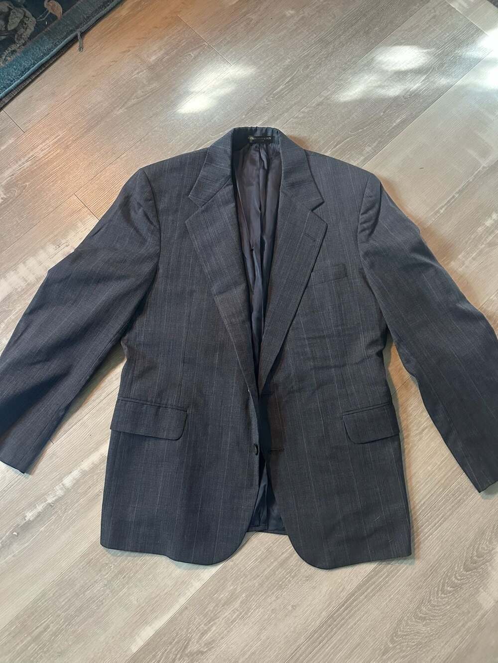 H. Freeman & Son Men's Vintage Striped Wool Blazer Sport Coat